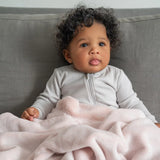 aden + anais Plush Blanket Blush Pink