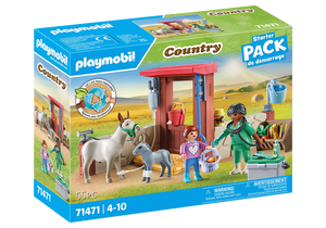 Playmobil 71471 Country Veterinary Mission with the Donkeys