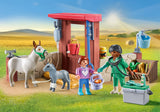 Playmobil 71471 Starter Pack Country Veterinary Mission with the Donkeys