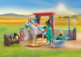 Playmobil 71471 Starter Pack Country Veterinary Mission with the Donkeys