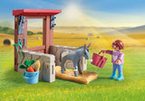 Playmobil 71471 Starter Pack Country Veterinary Mission with the Donkeys