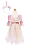 Great Pretenders 31013/31015 Alicorn Dress with Wings & Headband