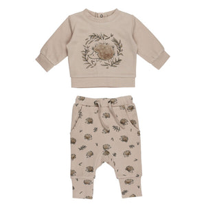 L'oved Baby Sweatshirt & Jogger Set Prickles Infant