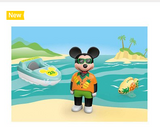 Playmobil Junior Aqua 71707 Disney: Mickey Mouse's Beach Trip