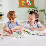 Hape E1642 Unicorn Friends Wooden Puzzle