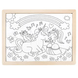 Hape E1642 Unicorn Friends Wooden Puzzle