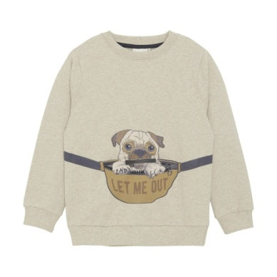 MinyMo Sweatshirt Let Me Out Dog