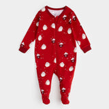 Petit Lem Sleeper Hot Cocoa Print on Scarlet