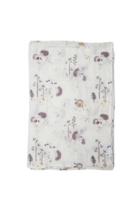 Loulou Lollipop Muslin Swaddle - Hedgehogs