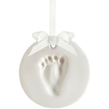 Pearhead Babyprints Keepsake Ornament Circle White