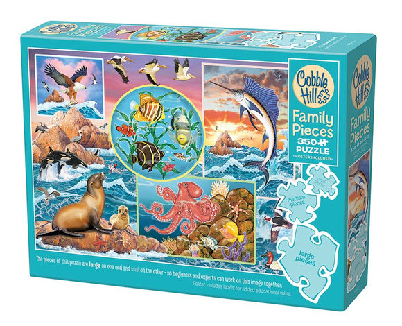 Cobble Hill 350pc Family Puzzle 47003 Ocean Magic