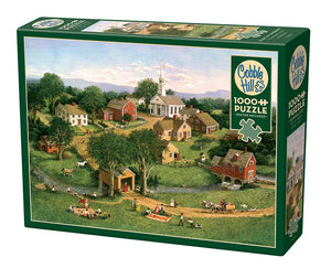 Cobble Hill 1000pc Puzzle 40225 Picnic by the Bridge