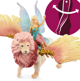 Schleich 70714 Fairy in Flight on Winged Lion