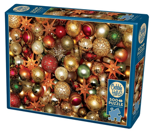 Cobble Hill 500pc Puzzle 85012 Christmas Balls