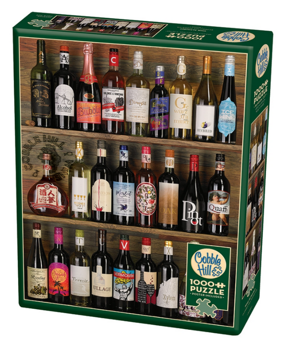 Cobble Hill 1000pc Puzzle 80029 Wine Alphabet