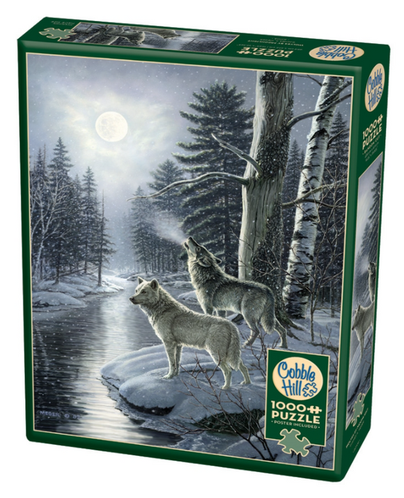 Cobble Hill 1000pc Puzzle 40154 Wolves by Moonlight