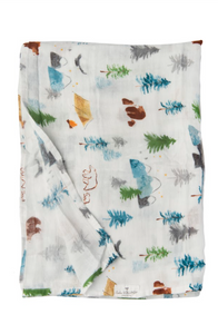 Loulou Lollipop Muslin Swaddle - Adventure Begins